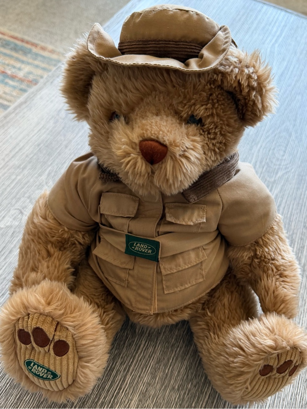 Rare Vintage Land Rover Official Safari Explorer Teddy Bear Plush Collectible